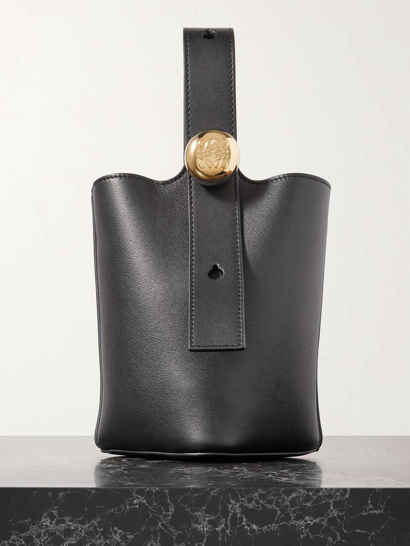 Loewe Pebble Mini Leather Tote