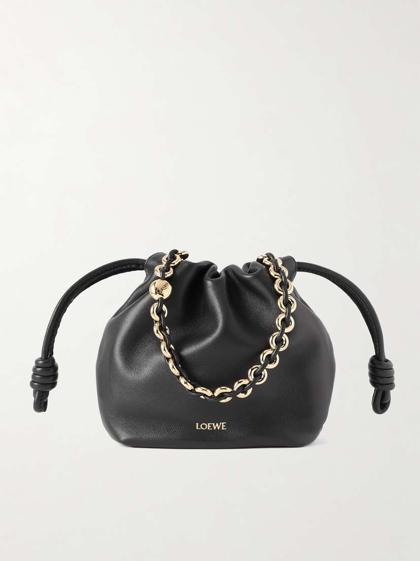 Loewe Flamenco Mini Leather Clutch