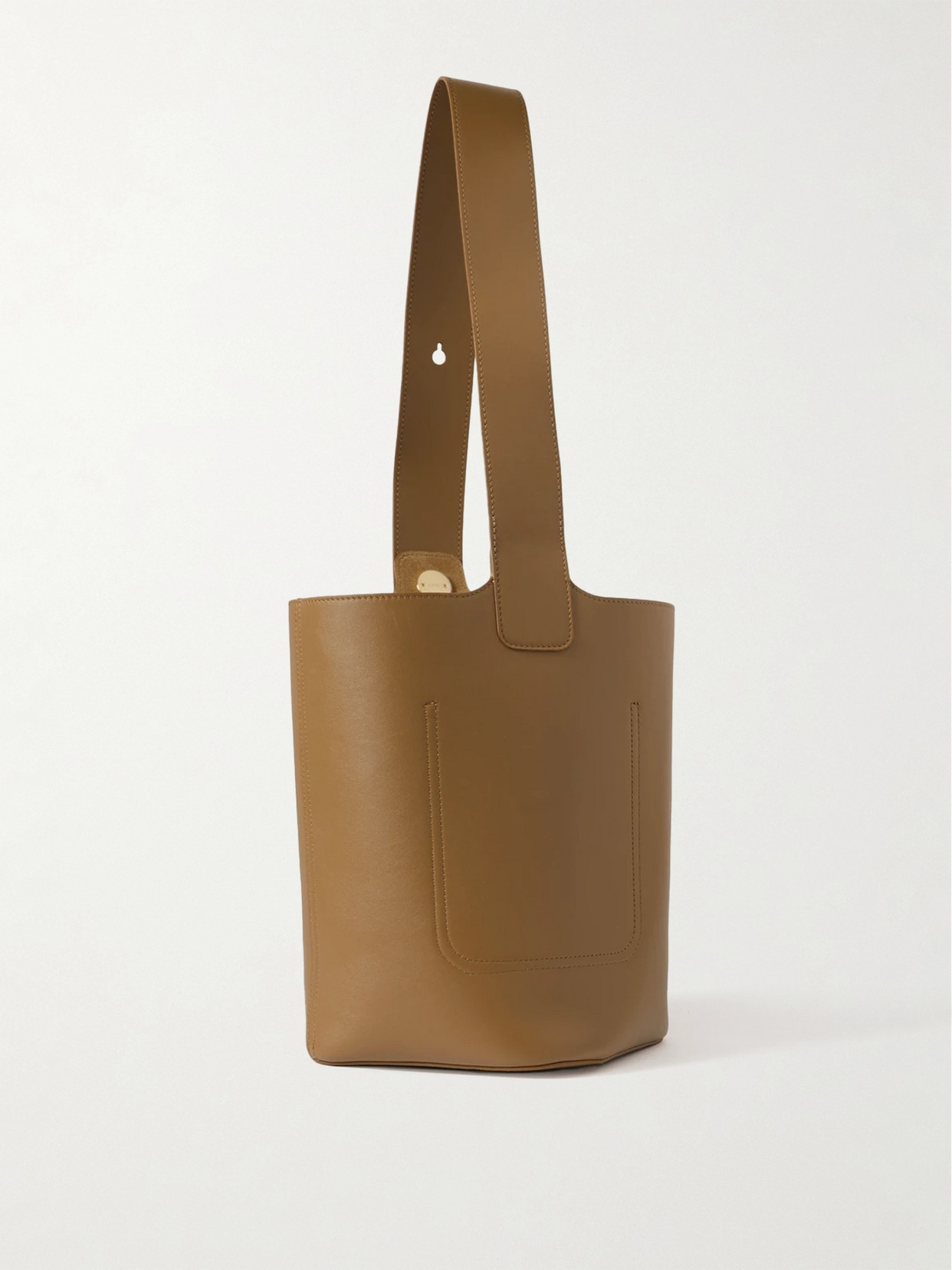 Loewe Leather Bucket Bag In Brown