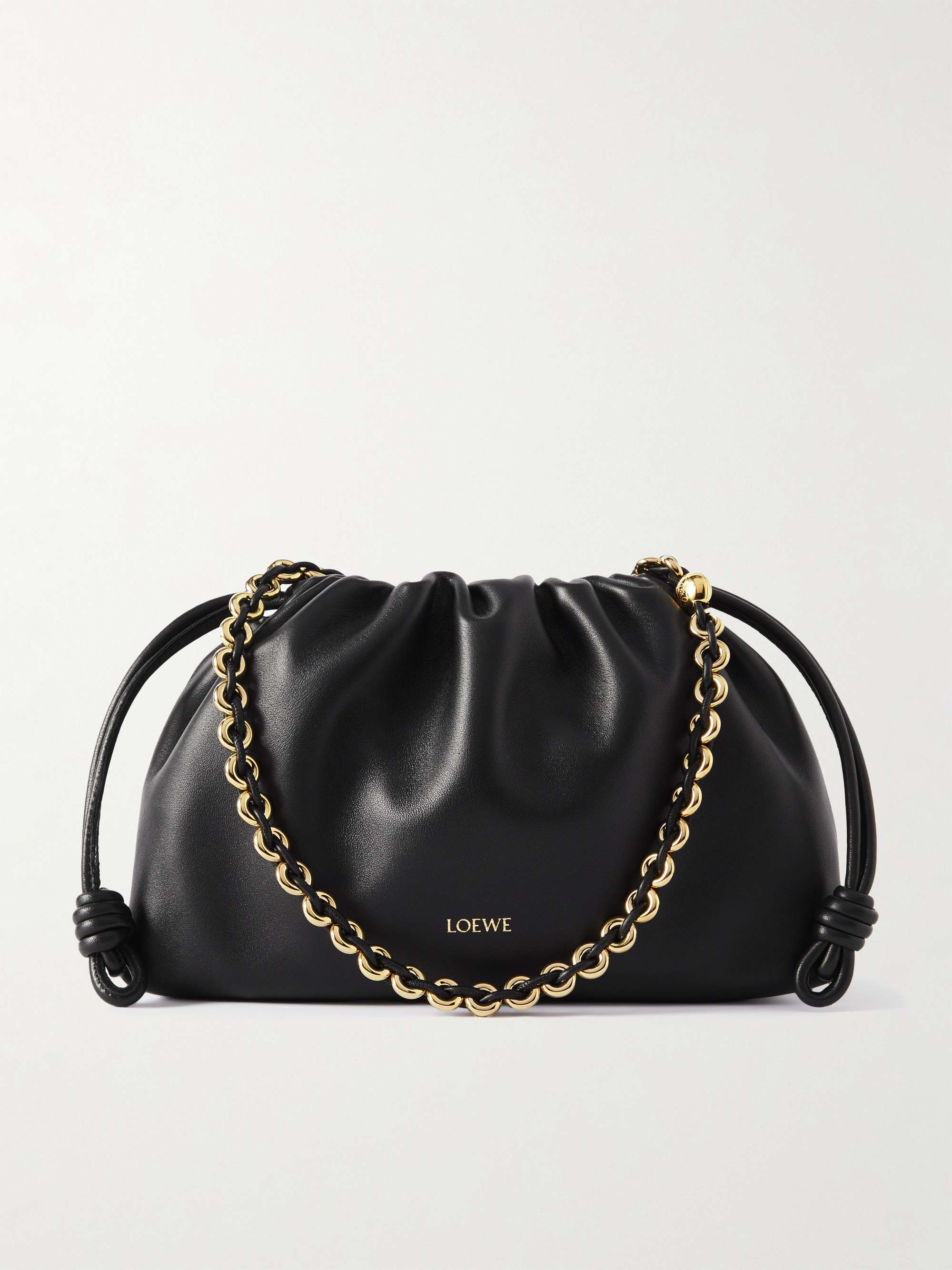 LOEWE Flamenco レザー クラッチ | NET-A-PORTER