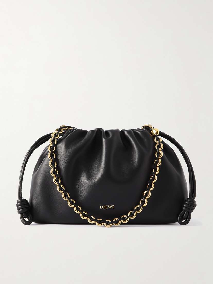 Loewe Flamenco Leather Clutch