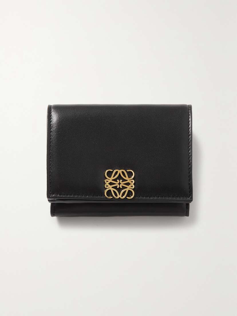 Loewe Embellished Glossed-leather Wallet