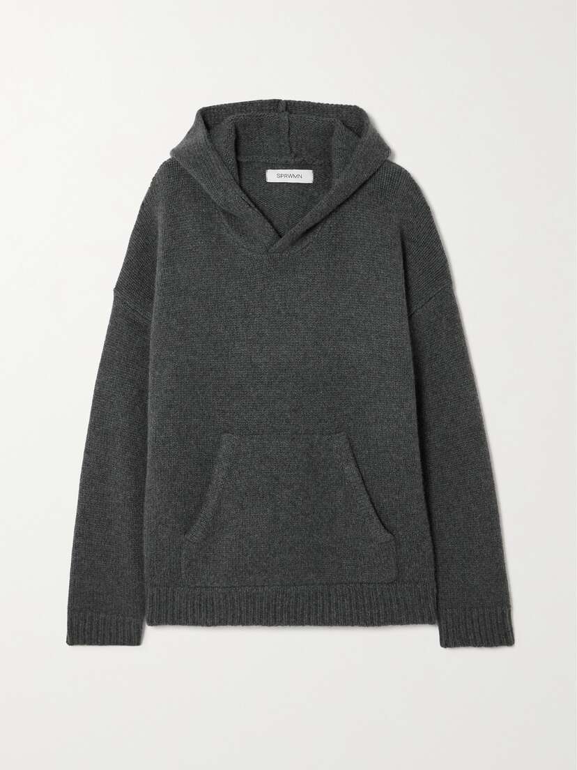 Sprwmn Oversized Cashmere Hoodie - x large