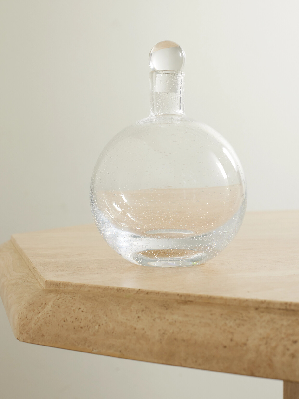 LOUISE ROE - Bubble Glass Carafe - Neutrals