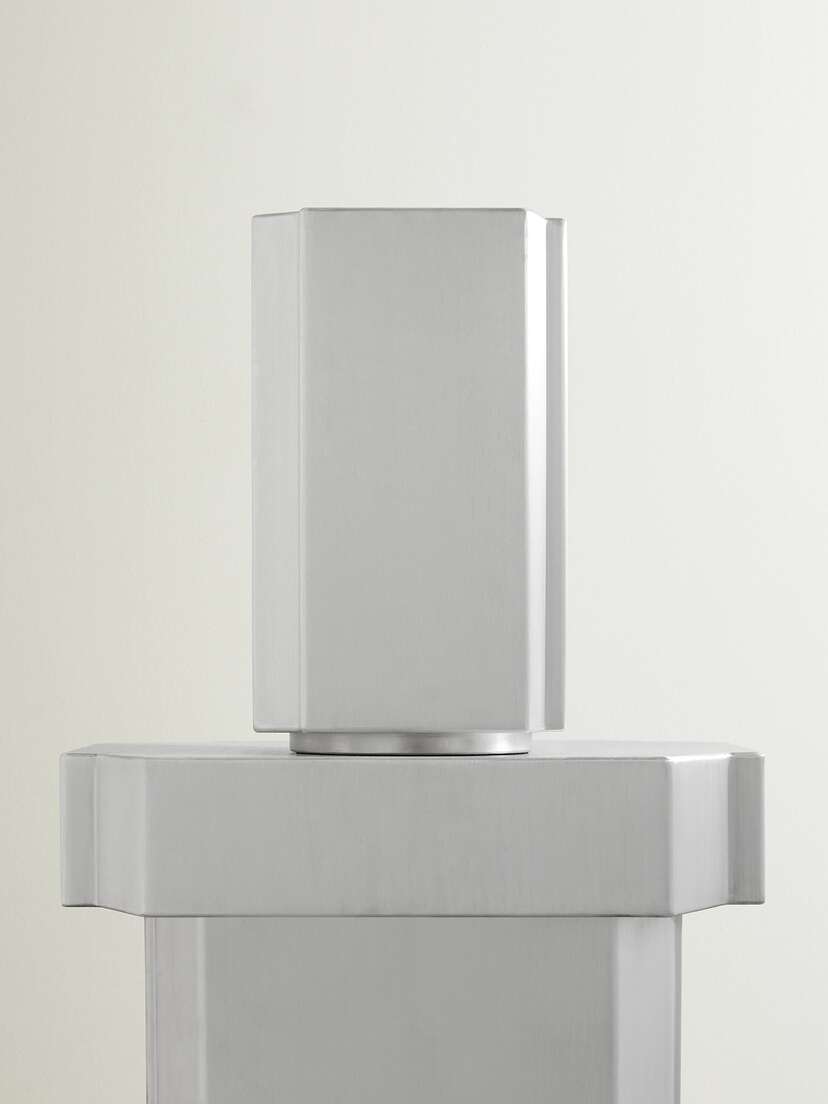 LOUISE ROE Funki Small Brushed Aluminium Pot