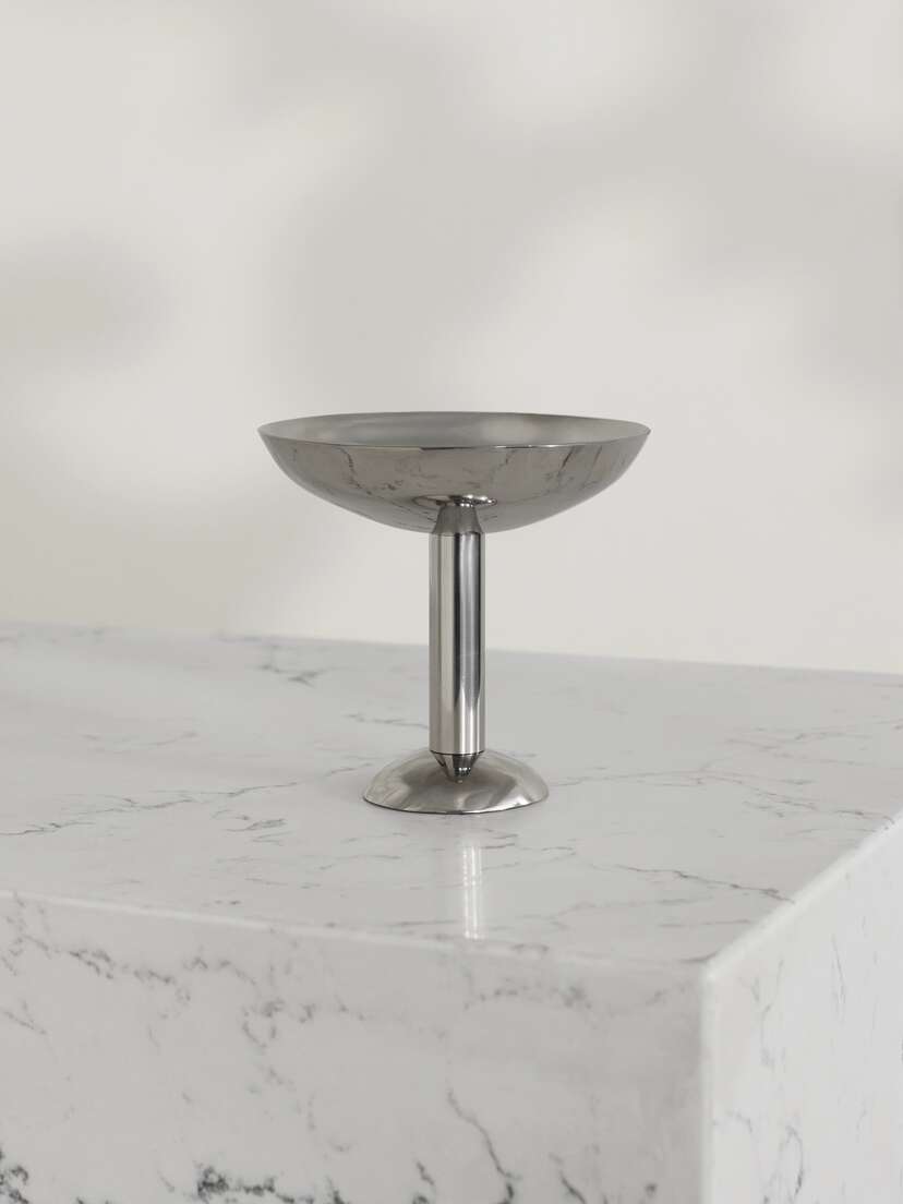 LOUISE ROE Polished Stainless Steel Champagne Coupe