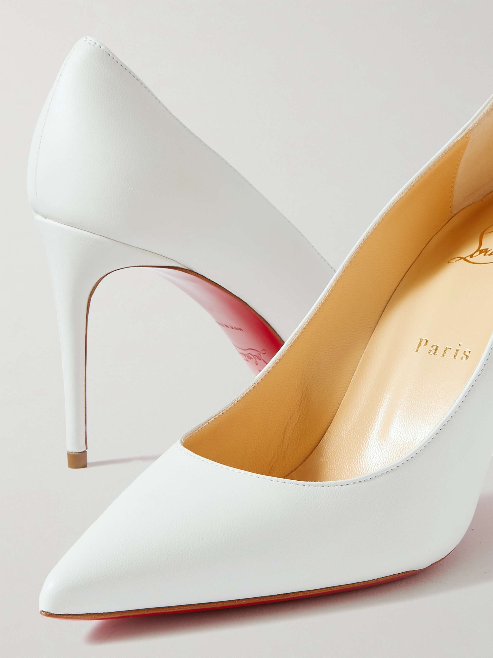 CHRISTIAN LOUBOUTIN Kate 85 leather pumps NETAPORTER