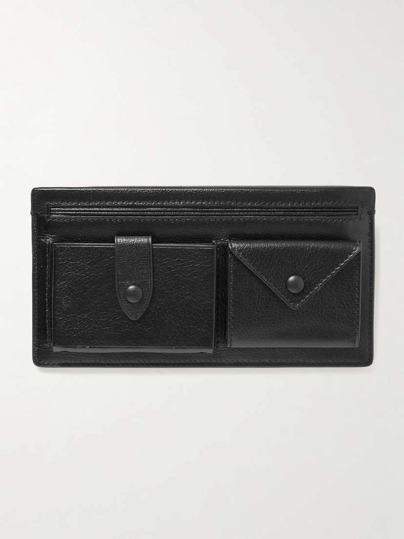 Métier Inside Out Textured-leather Wallet