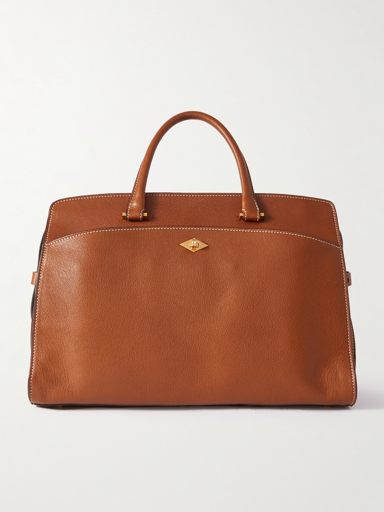 Métier - Private Eye Medium Leather Tote - Brown