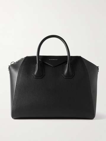 Womens Givenchy black Medium Leather Moon Cut-Out Shoulder Bag ...