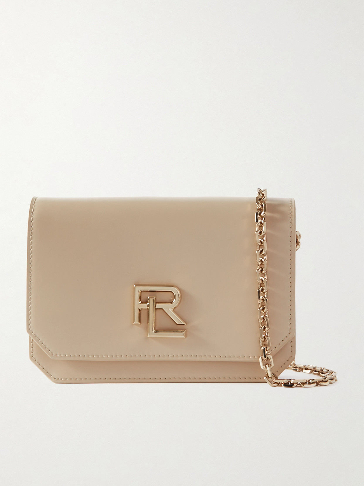 Ralph Lauren Collection - Leather Shoulder Bag - Ecru