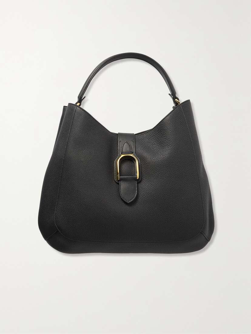 Ralph Lauren Collection Welington Medium Textured-leather Shoulder Bag