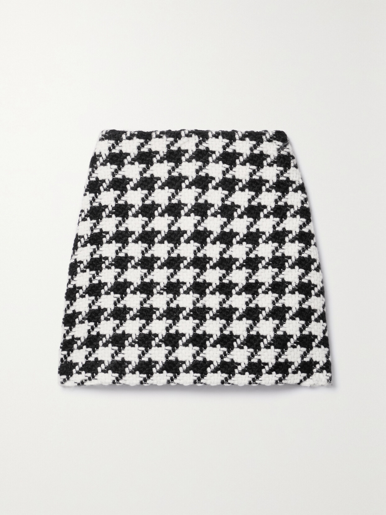 Anine Bing - Ada Brushed Houndstooth Tweed Mini Skirt - Multi