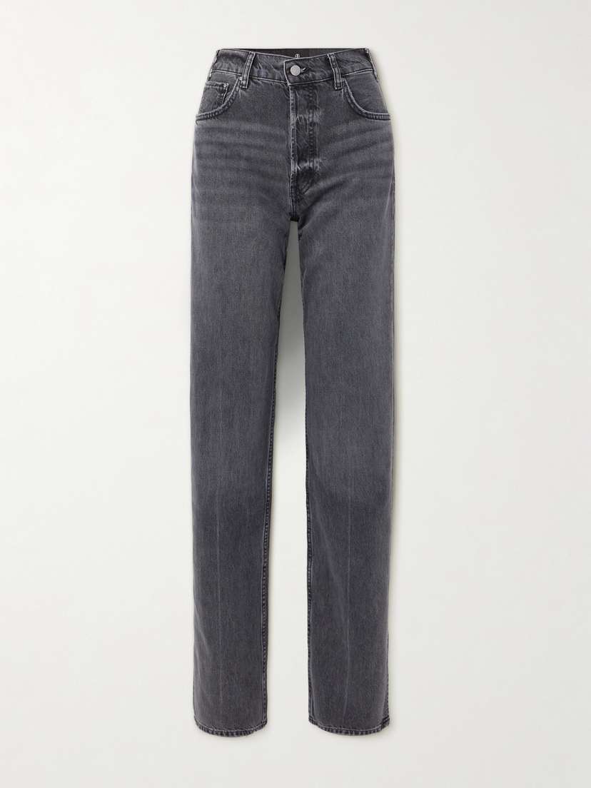 Anine Bing Roy High-rise Straight-leg Jeans