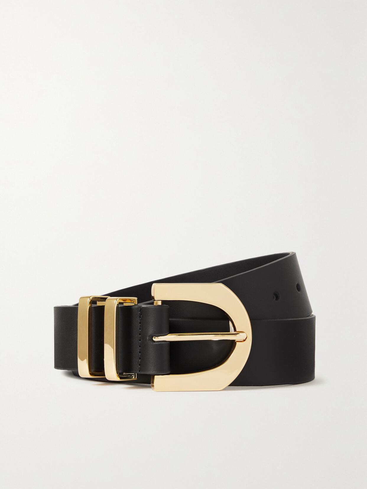 Anine Bing - Soraya Leather Belt - Black