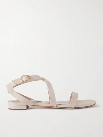 MANOLO BLAHNIK Magalou leather sandals