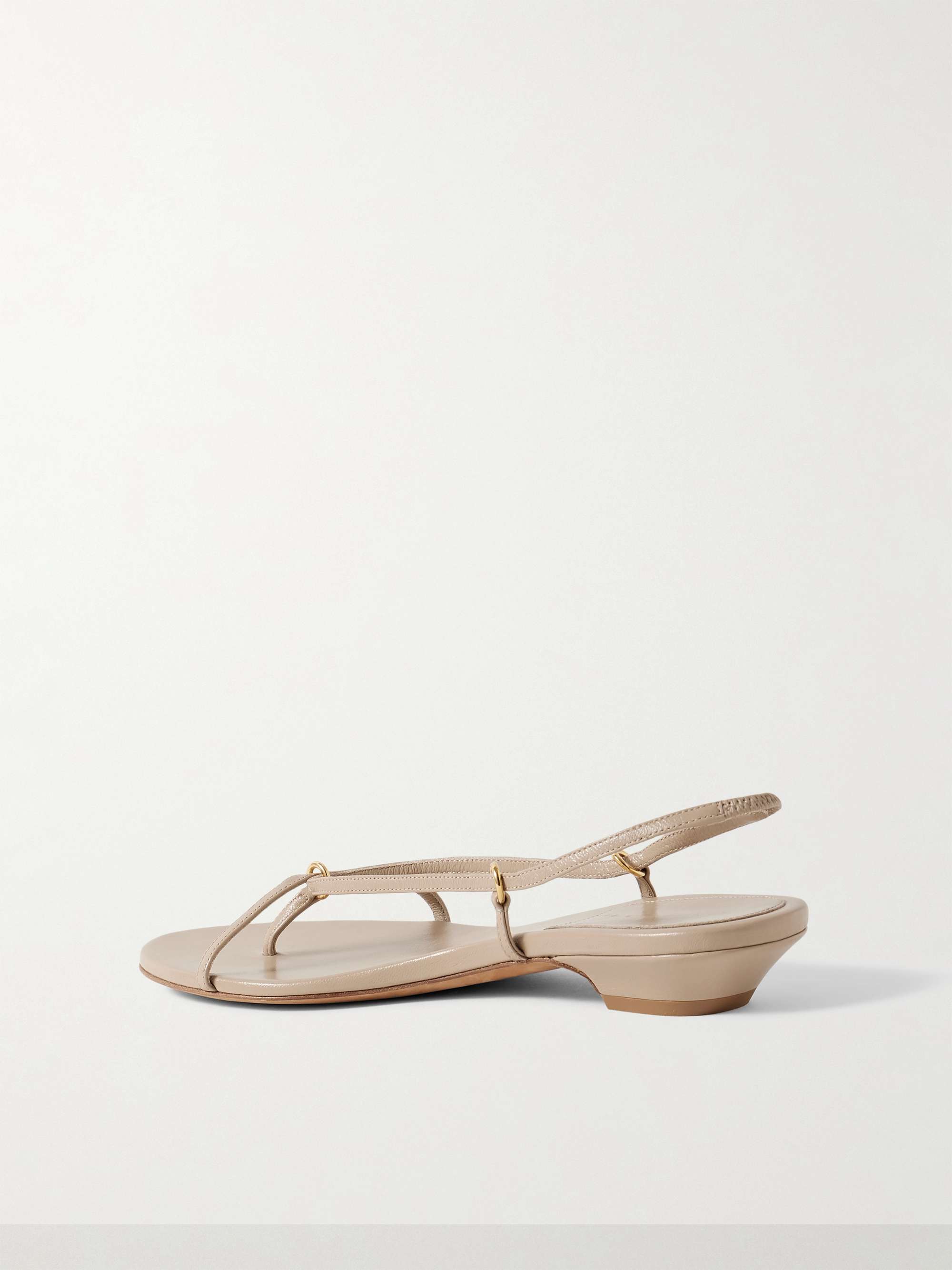 KHAITE Marion leather sandals | NET-A-PORTER