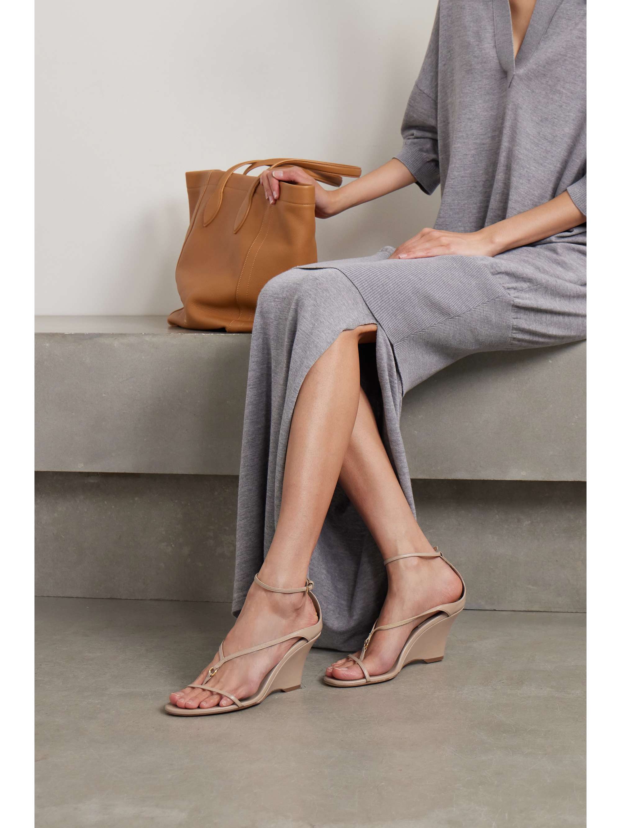 Embellished wedge best sale sandals