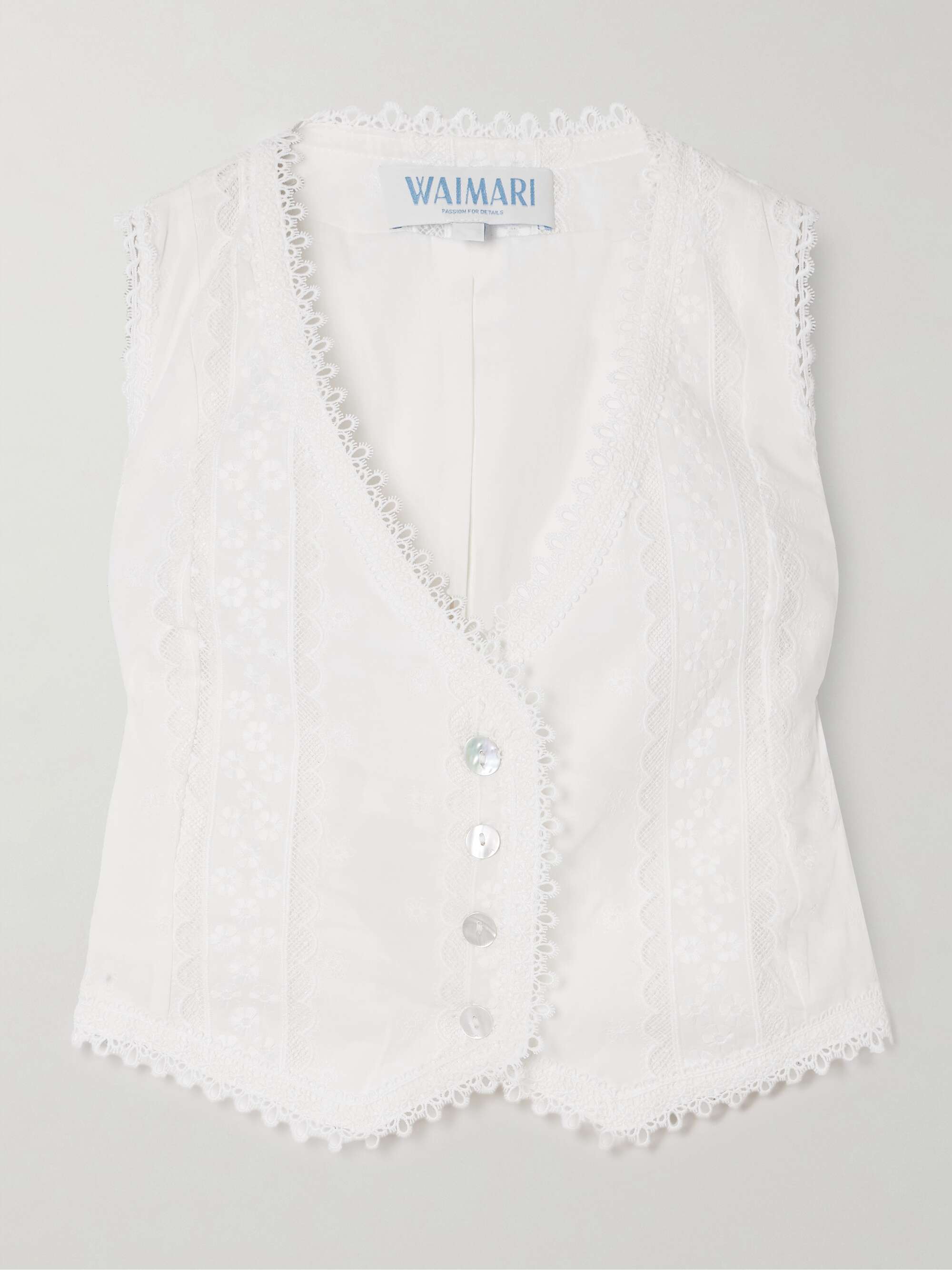 White lace vest cardigan clearance