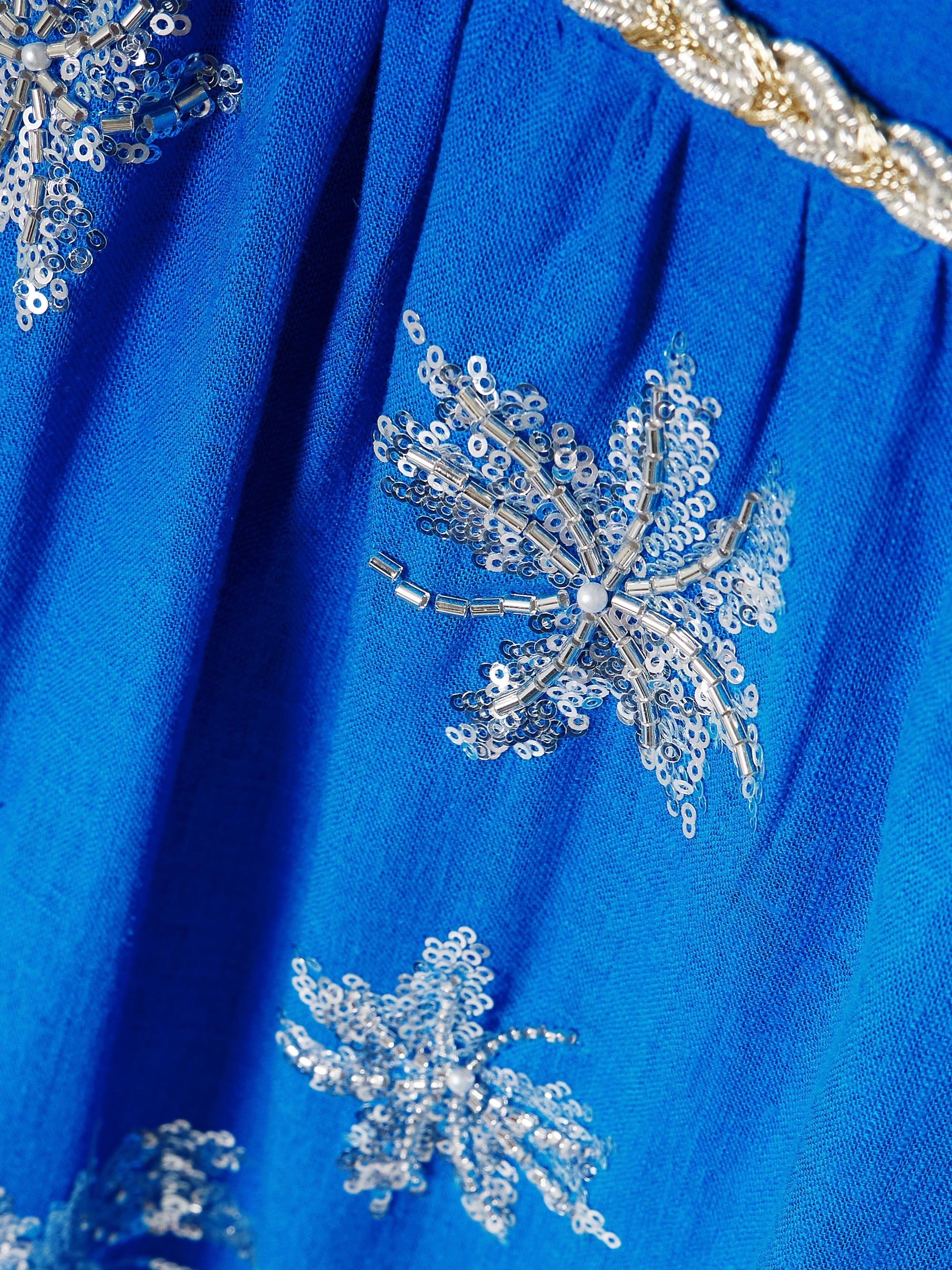 WAIMARI + NET SUSTAIN Olivia embellished woven midi dress