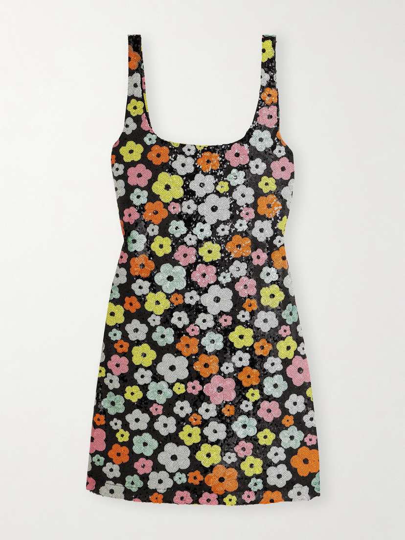 WAIMARI + Net Sustain Lucid Sequined Jersey Mini Dress - x large