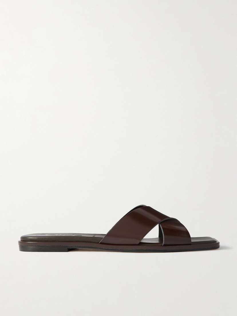 aeyde Sonia Leather Slides - IT35