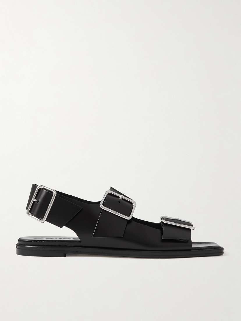 aeyde Thekla Buckled Leather Sandals
