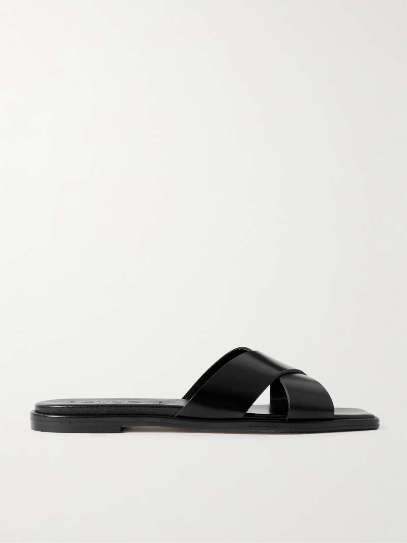 aeyde Sonia Leather Slides