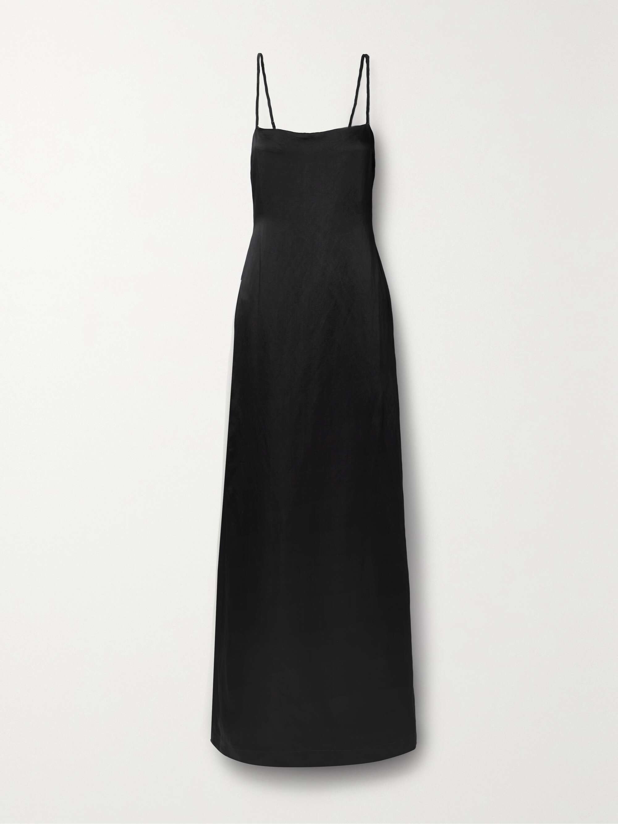 BONDI BORN + NET SUSTAIN Faro openback satin maxi dress NETAPORTER