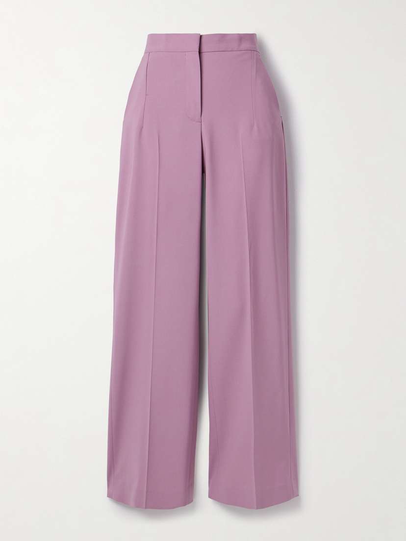 Tory Burch Wool-blend Wide-leg Pants
