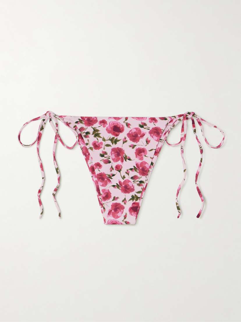 Magda Butrym Floral-print Bikini Briefs