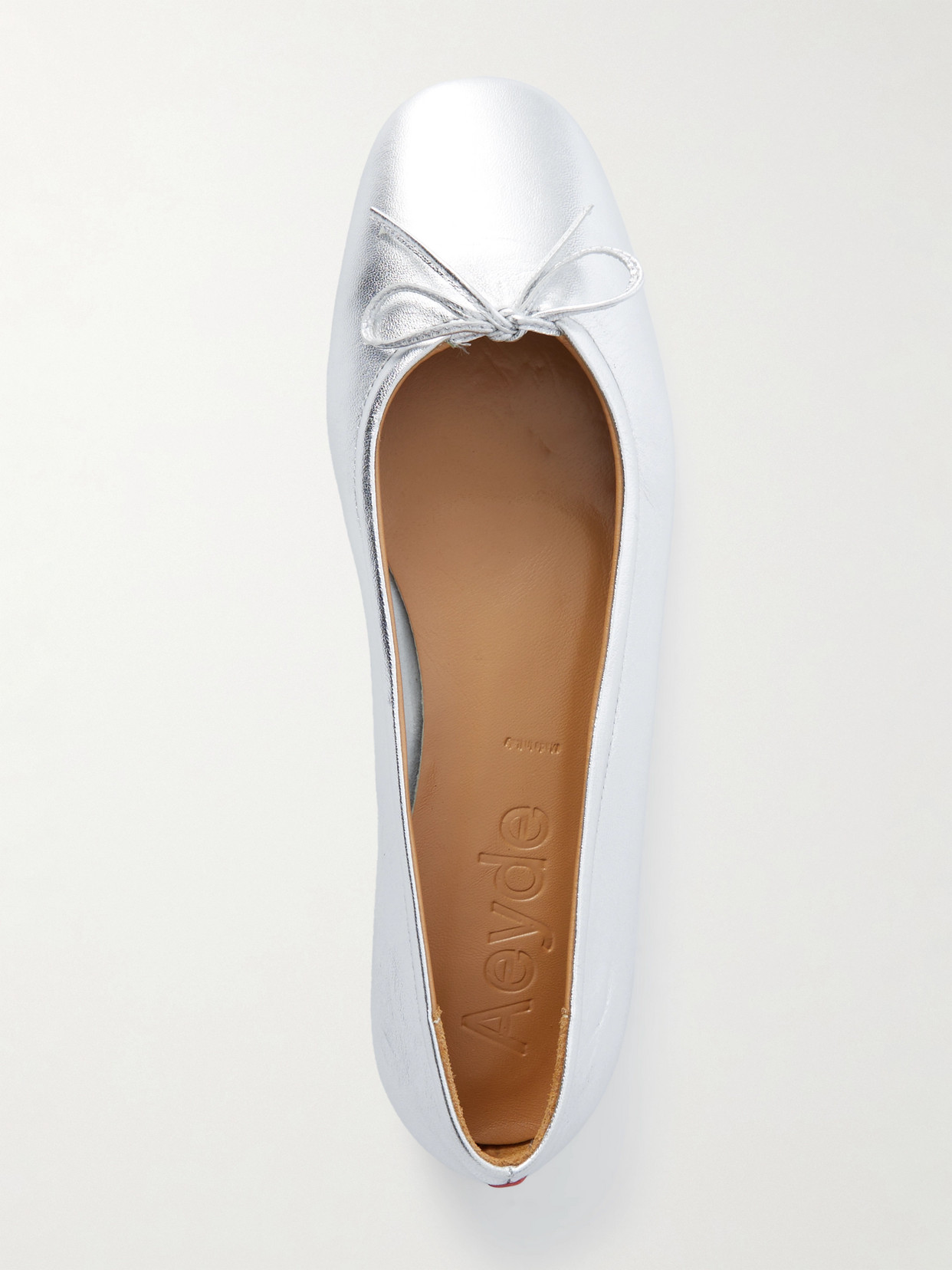 Delfina Bow-Detailed Ballet Flats