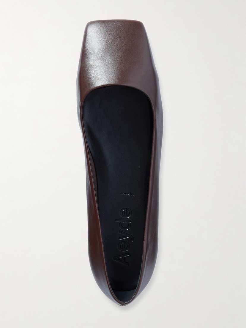 aeyde Matti Leather Ballet Flats