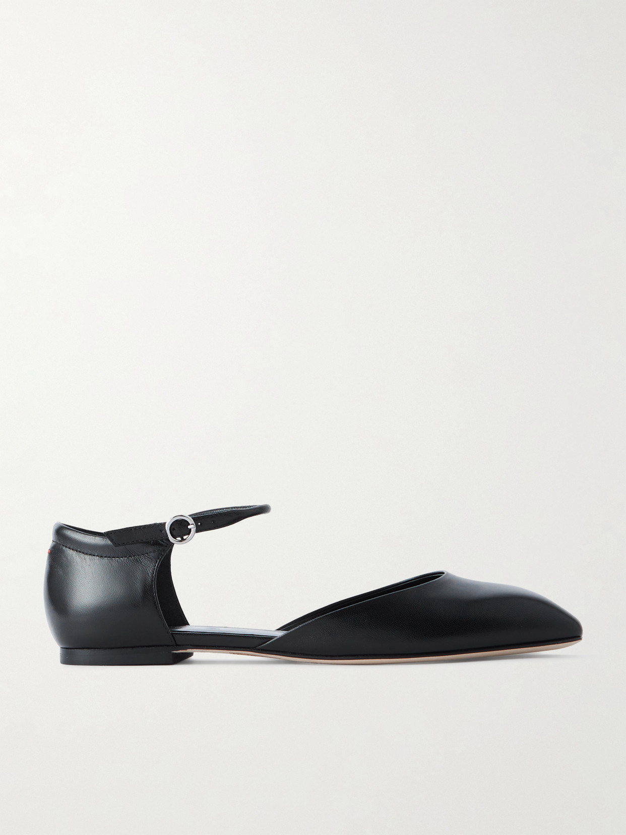 aeyde - Miri Leather Ballet Flats - Black