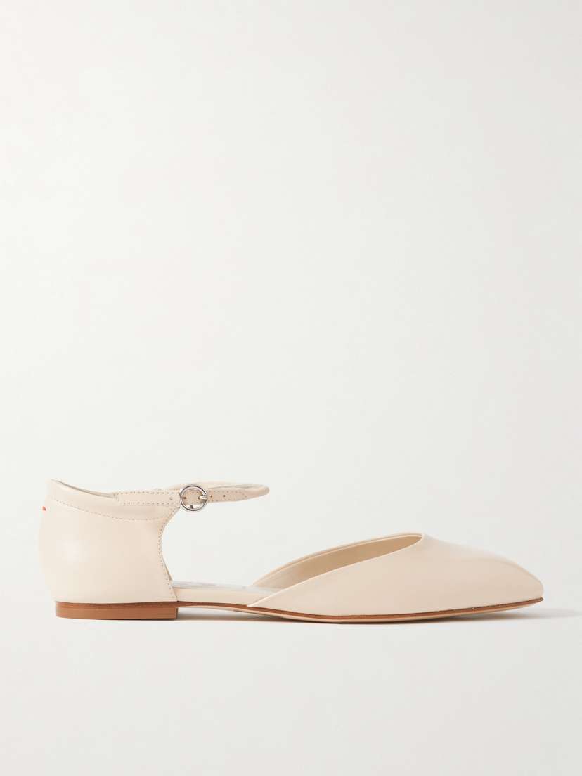 aeyde Miri Leather Ballet Flats