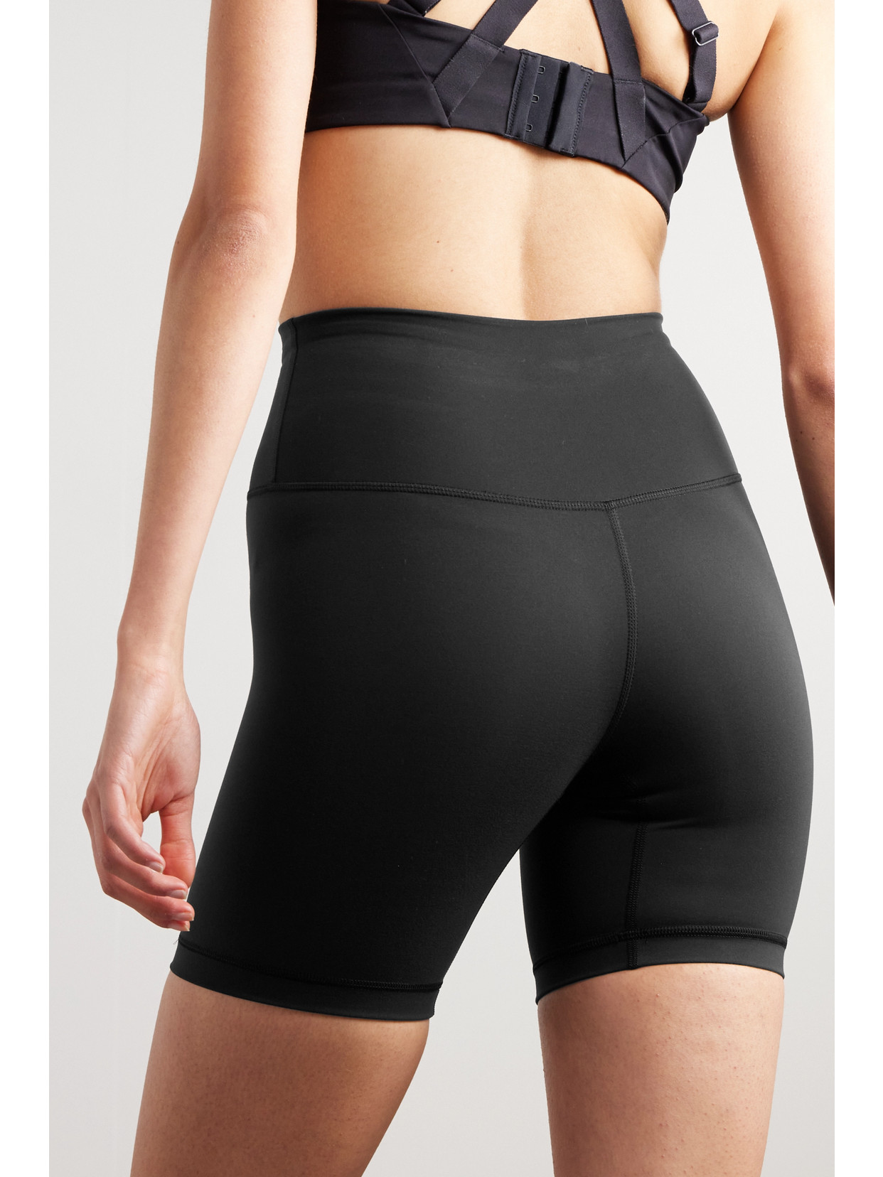 Shop Lululemon Wunder Train Everlux&trade; High-rise Shorts In Black