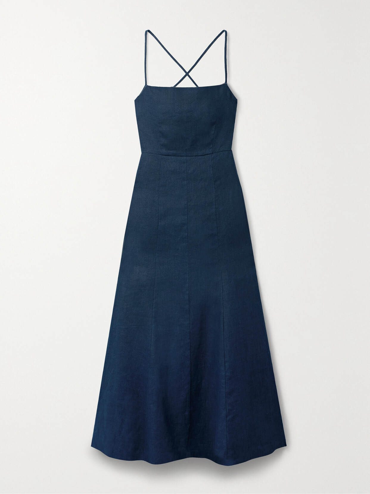 Mara Hoffman + Net Sustain Verona Hemp Midi Dress In Blue