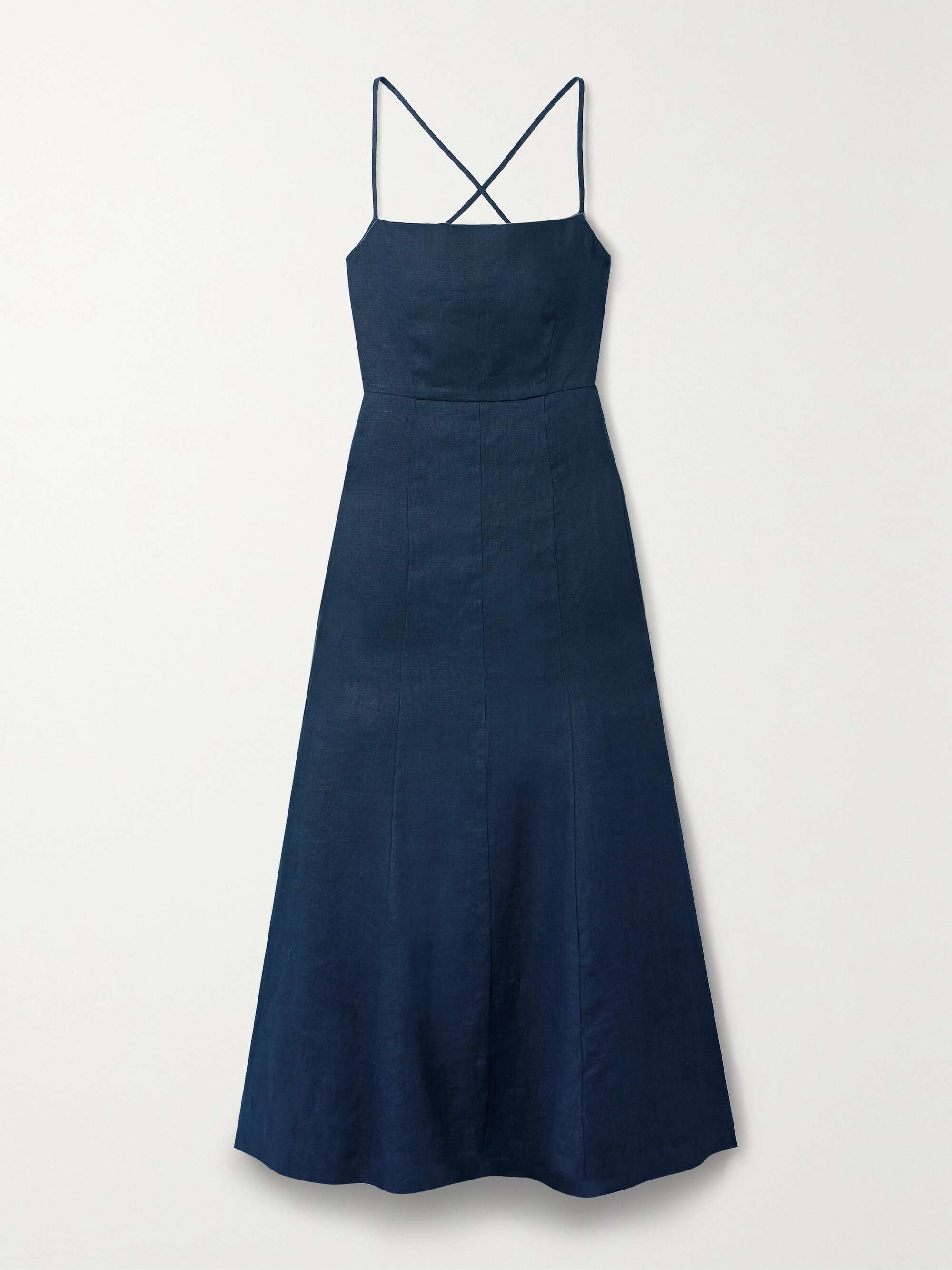 MARA HOFFMAN + NET SUSTAIN Verona hemp midi dress | NET-A-PORTER