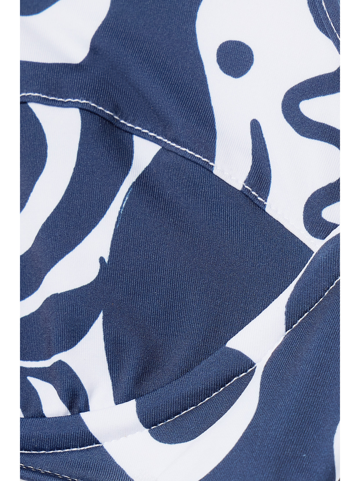 Mara Hoffman + Net Sustain Lua Printed Recycled Underwired Bikini Top In Blue