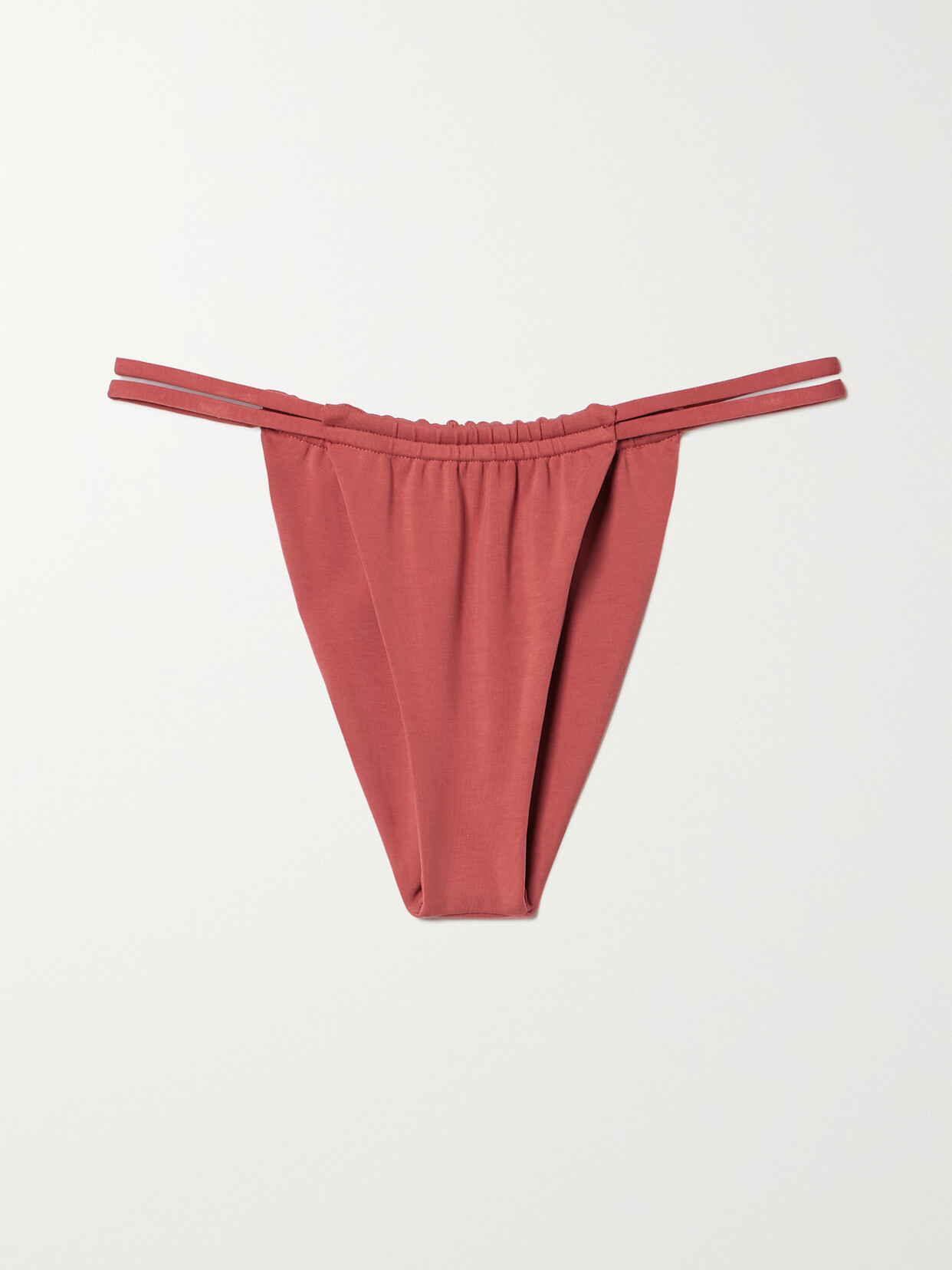 Mara Hoffman + Net Sustain Coco Bikini Briefs In Red