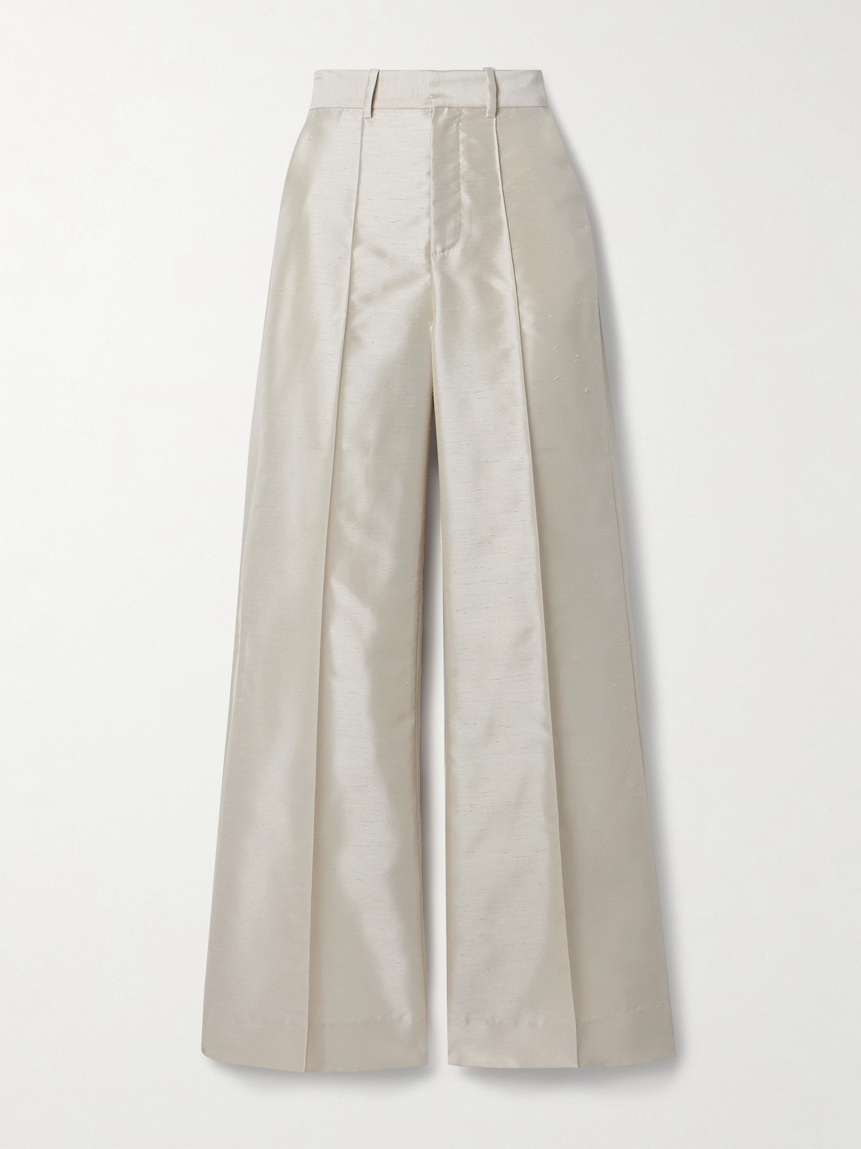 Rosie Assoulin - Dupioni Flared Pants - Ecru