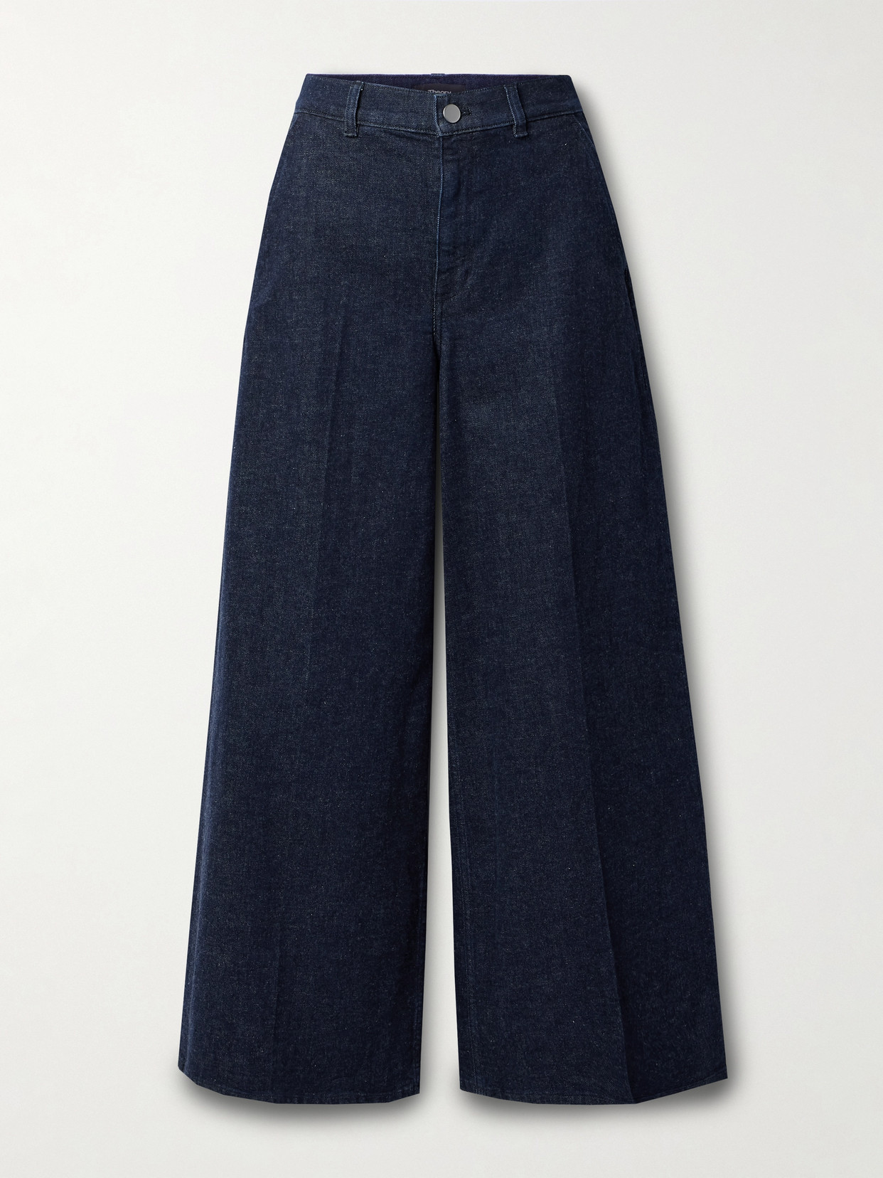 Theory - High-rise Wide-leg Jeans - Blue