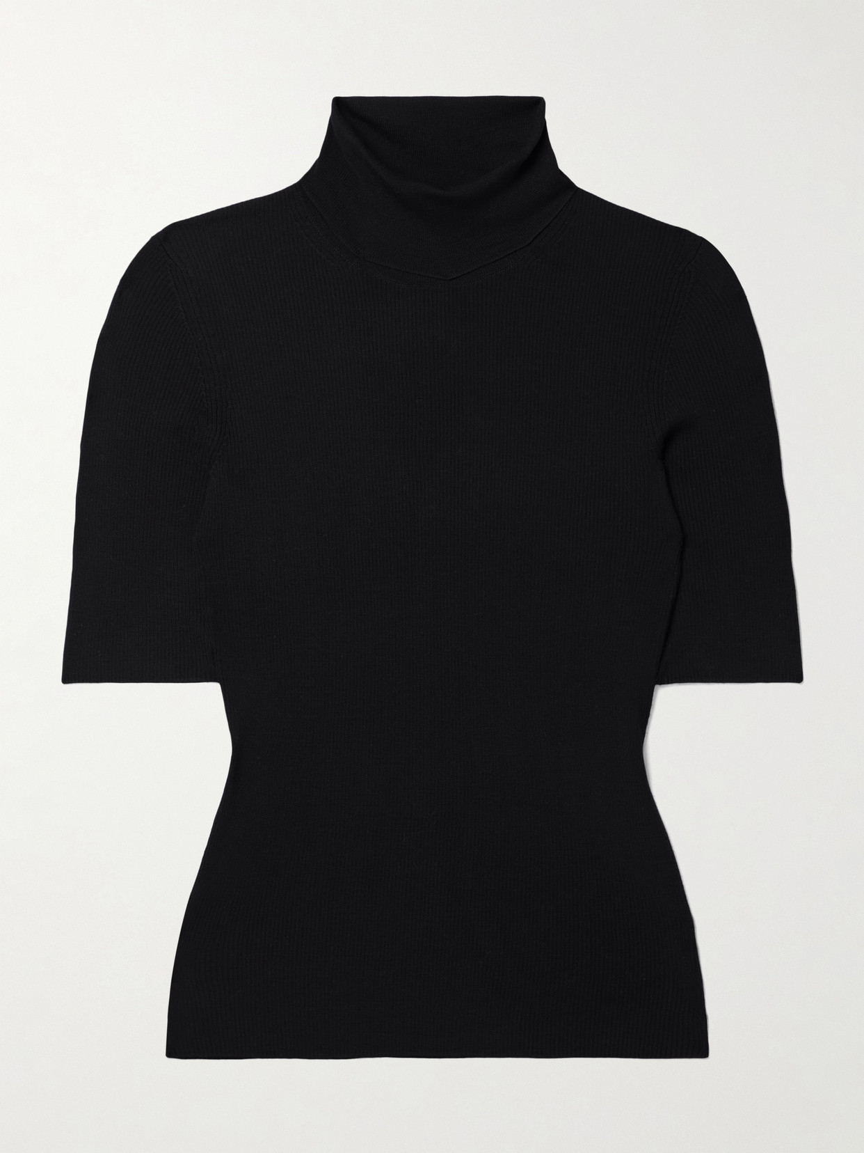 Theory - Leenda Ribbed Wool Turtleneck Sweater - Unknown