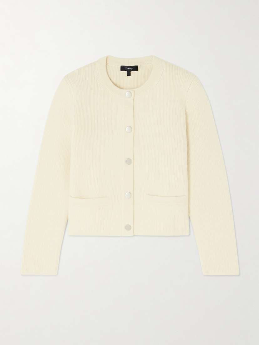Theory Wool And Cashmere-blend Cardigan