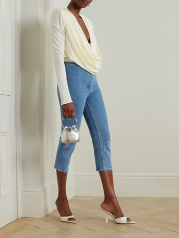 Magda Butrym Cropped high-rise skinny jeans