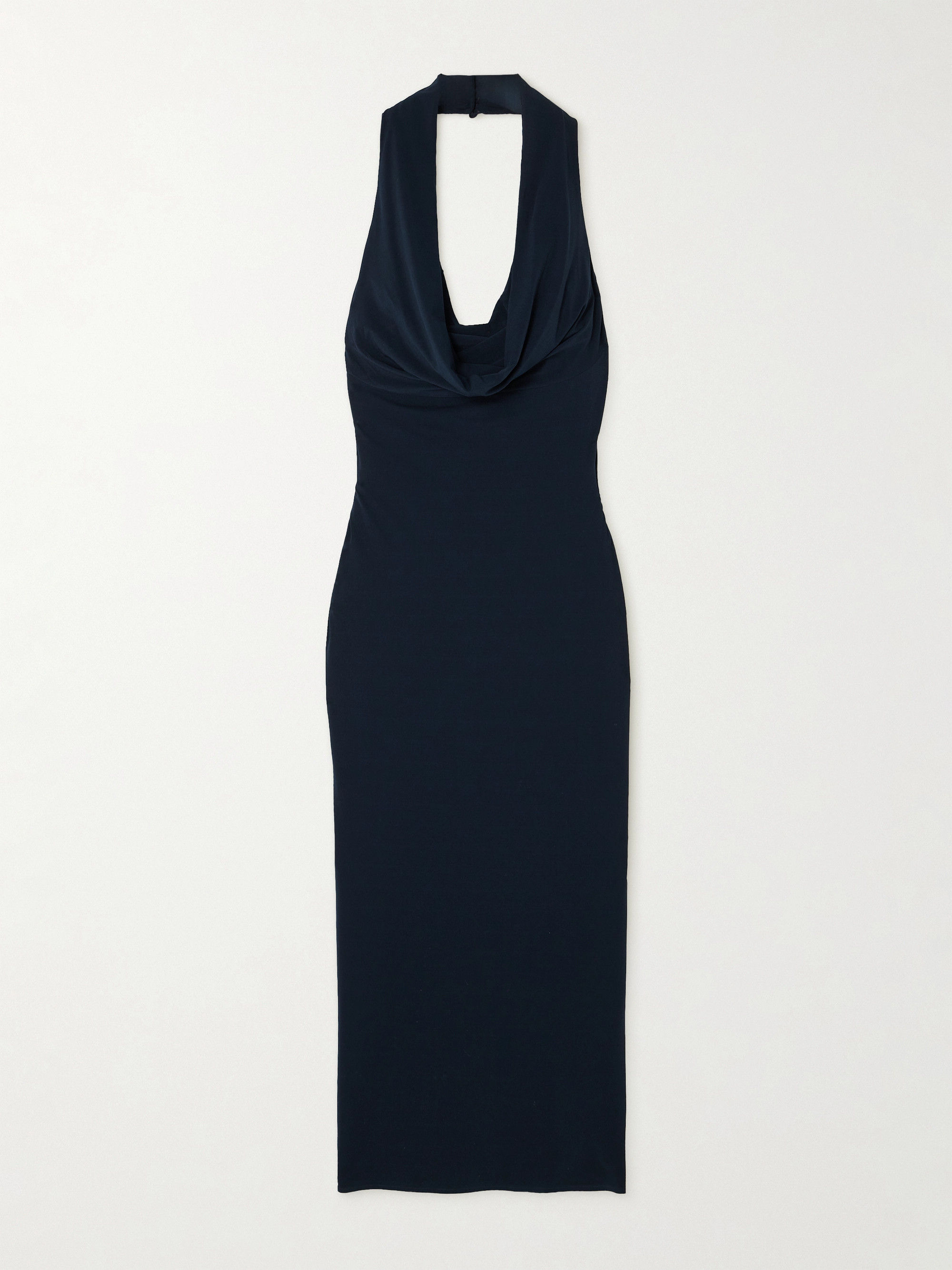 Magda Butrym Stretch-jersey halterneck midi dress