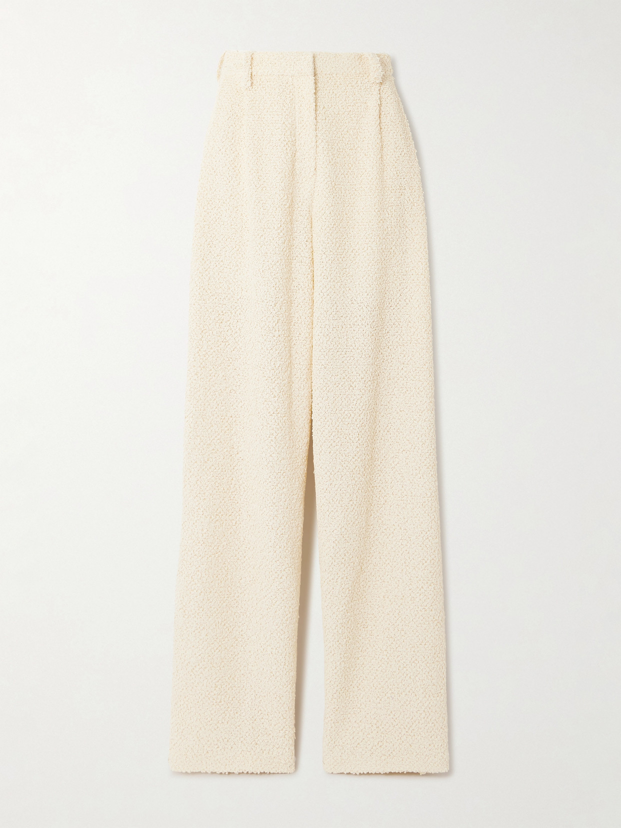 Magda Butrym Bouclé Wide-leg Pants In Neutrals