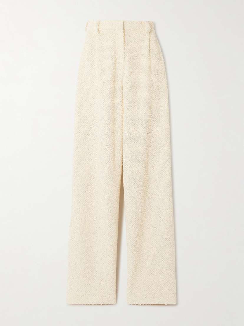 Magda Butrym Bouclé Wide-leg Pants