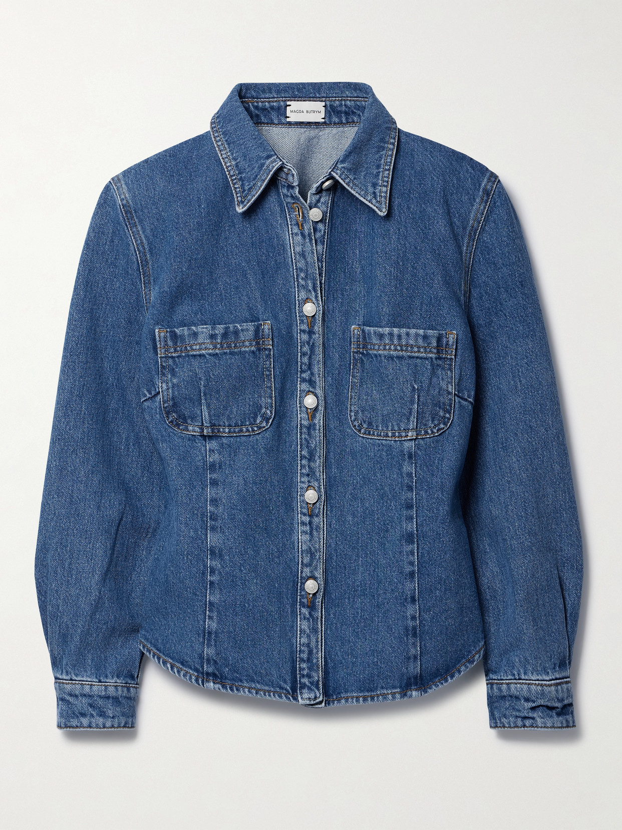 Magda Butrym Denim Shirt In Blue