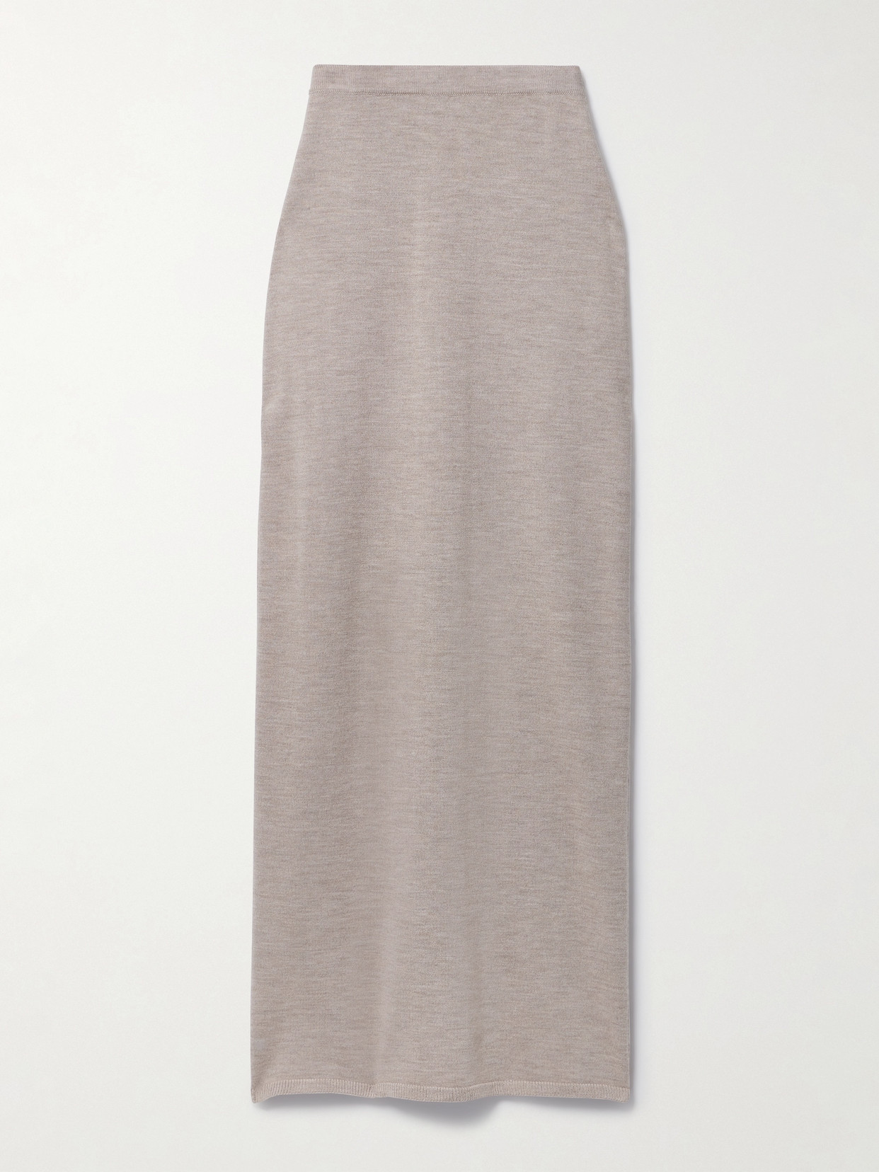 Magda Butrym - Wool, Silk And Cashmere-blend Maxi Skirt - Neutrals